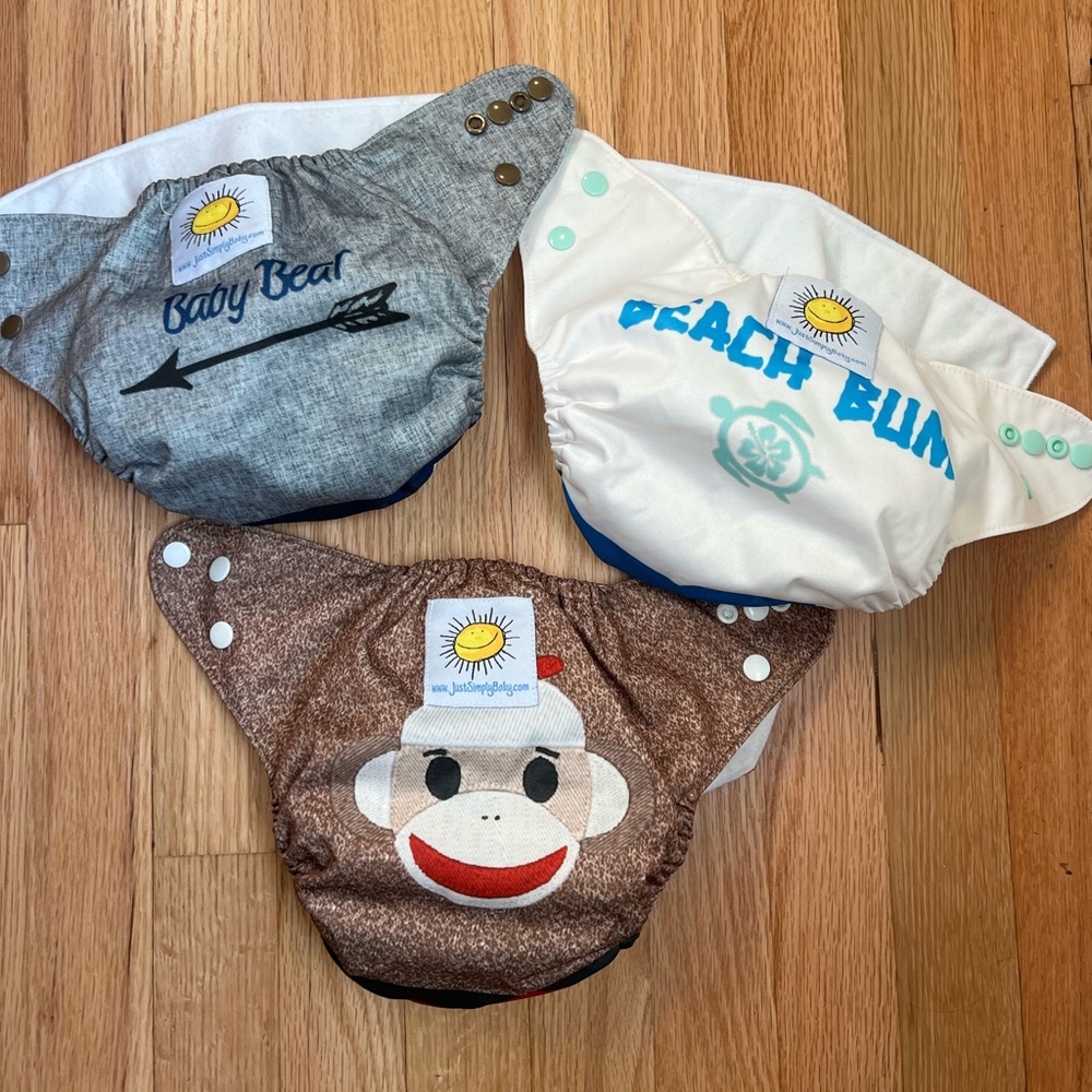 Pocket Style Cloth Diaper - bundle of 3